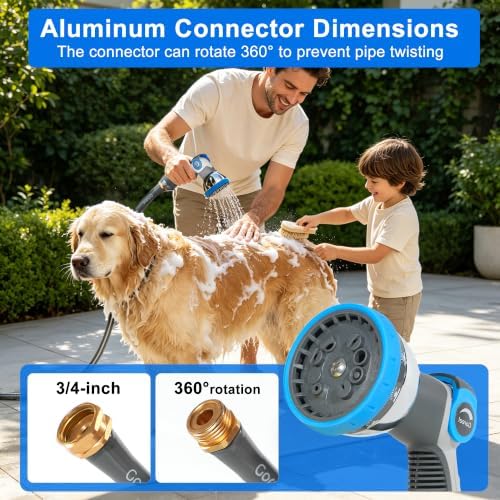 Automatic Water Hose Reel Retractable Garden Hose Reel 1/2 in x 65 ft - Image 5
