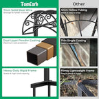 TomCare Garden Hose Holder, Heavy Duty Stand for 160FT Hose with 4 Spikes - Image 3