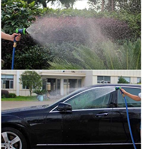 Garden Hose Nozzle, 8 Ways Adjustable Patterns Thumb Control Hose Nozzle Sprayer, Heavy Duty Water Hose Sprayer, - Image 7