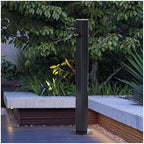 Free Standing Garden Faucet with Antifreeze Spigot, Outdoor Irrigation Post & Brass Tap, Vertical Hose Holder & Spray Gun for Car Washing & Gardening by Unknown