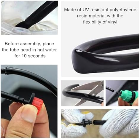 Drip Irrigation Tubing 8/11mm 8/12mm 9/12mm PVC Watering Hose for Outdoor - Image 5
