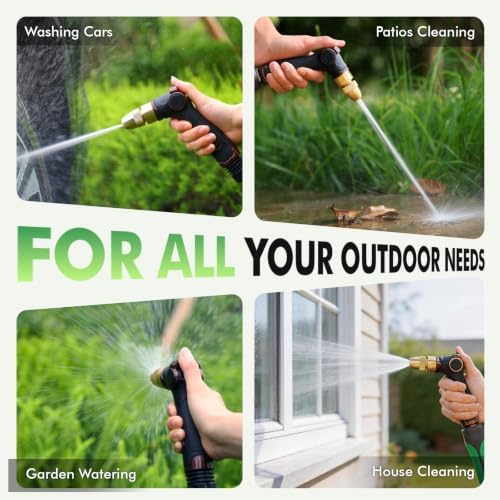 RESTMO Garden Hose Nozzle, Heavy Duty Water Hose Sprayer for Outdoor - Image 5