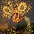 Solar Watering Can Light, LED String Lantern, Sunflower Bee Yard Decoration by Unknown
