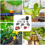 Automatic Garden Drip Irrigation Kit for Outdoor Plants, 15m DIY Micro Drip Watering System with Emitters and Tubing for Lawn and Greenhouse Irrigation - Image 7
