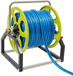 Garden Hose Reel, Heavy Duty Wall/Floor Mount Hose Holder for Outside Yard – Portable Water Hose Reel Cart, Holds 300 Ft of 0.55 Inch Hose, 23.2 x 15.4 x 19.7 Inch by Unknown
