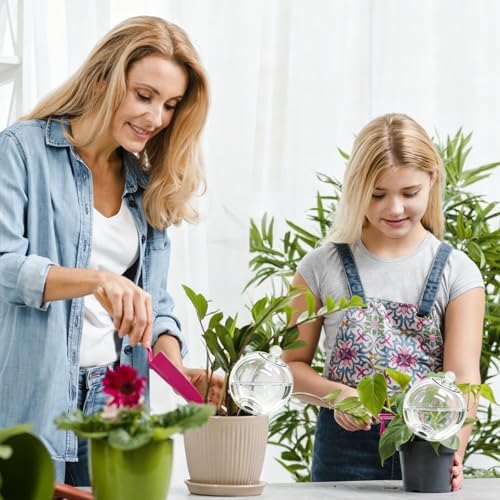 6 Pack 26oz Extra Large Self Watering Globes with 2 Brushes - Image 6