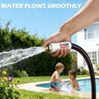 YASQA 100FT Extra Long Heavy Duty Garden & Water Hose - Commercial Grade for Homeowners & Large Properties, Kink-Free Leak-Proof with Brass Fittings, 5/8 Inch Black - Image 3
