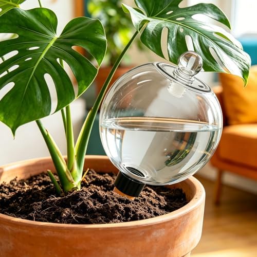 6 Pack 26oz Extra Large Self Watering Globes with 2 Brushes - Image 7