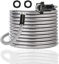 Yanwoo 304 Stainless Steel 30 Feet Garden Hose with Female to Male Connector, Water Hose, Metal Hose, Outdoor Hose (30ft) by Yanwoo