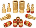 1/4 Inch NPT Air Coupler and Plug Kit with sealant by TTANYAHARDWARE
