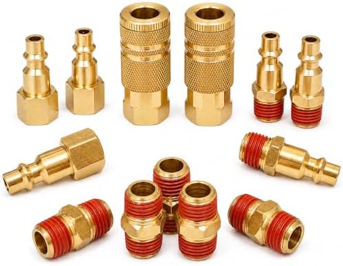 1/4 Inch NPT Air Coupler and Plug Kit with sealant by TTANYAHARDWARE