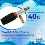 X-Jet M5 Nozzle Only #13 - Adjustable Long-Range External Injection Pressure Washing - From 0 to 60 Degree Spray Pattern - Replacement Nozzle for X-Jet M5 Kit- W/ 2000 to 4500 PSI 4-4.5 GPM - Image 3