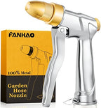 FANHAO 100% Metal Garden Hose Nozzle Heavy Duty, Leakproof, High Pressure by FANHAO