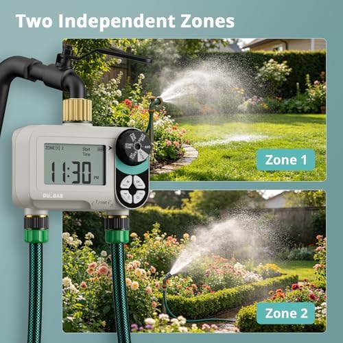 QUOBAS Zero Pressure Water Timer, Brass Sprinkler Timer for Garden Hose - Image 7