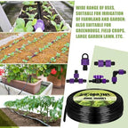 Tondiamo 1000' 5/8 Inch Drip Tape Irrigation Tubing Kit 8 Mil 6" Spacing Garden Hose Watering Tube Line Automatic Equipment for Garden Irrigation System Farms, Landscape, Lawn - Image 6