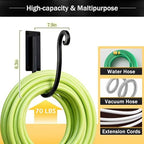 Hose Holders Wall Mount: 2PCs 8-Inch Heavy-Duty Garden Hose Hangers Outdoor - Image 5