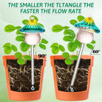 11 oz Large Plant Watering Globes 4 Pack Glass Self Watering Globes - Image 6