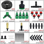 Ship accessories 5-100m Garden Watering Hose 4/7mm PVC Micro Irrigation Pipe Drip Irrigation Tubing Sprinkler 1/4'' Lawn Balcony Greenhouse Irrigation accessories(KIT001-50M-A) - Image 2