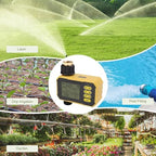 Solar Sprinkler Timer, Garden Hose Water Timer, Automatic Watering with Adjustable Solar Panel, Rain Sensor & Type C Port, Ideal for Villa, Courtyard, Balcony & Garden - Image 5
