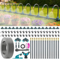 360°Adjustable Drip Irrigation System,100FT Irrigation System for Garden by MQHUAYU