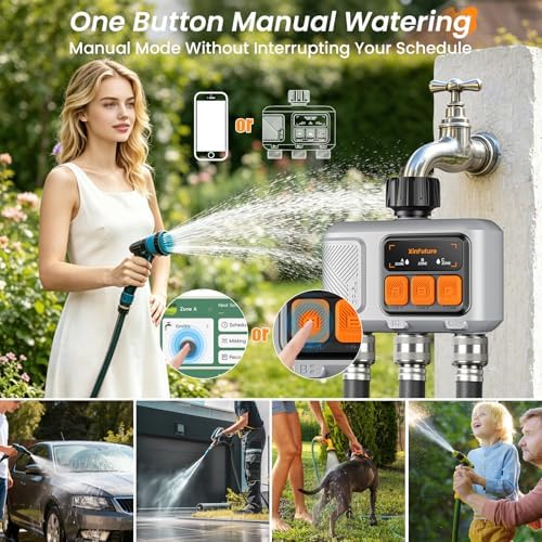 WiFi Sprinkler Timer 3 Zone, Smart Water Timer for Garden Hose - Image 6