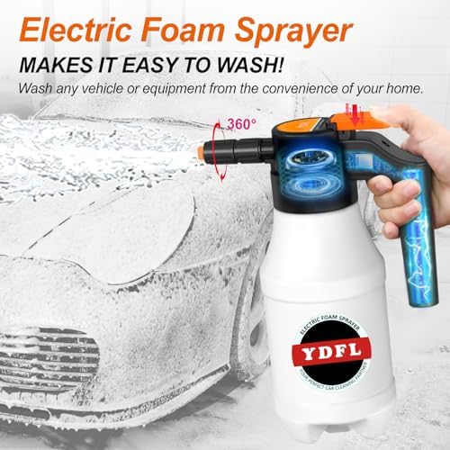 Electric Foam Sprayer with USB, Pressurized Sprayer for Car Washing - Image 2