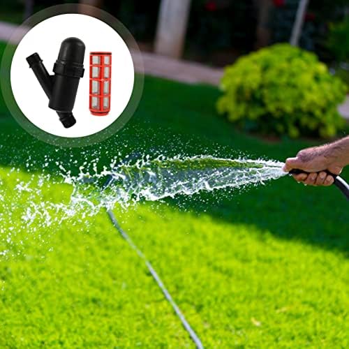 Happyyami Irrigation Filter Plastic Strainer Gardening Drip Tool Gardening Tools Irrigation Sprayer Filter Garden Hose Pressure Regulator Drip Irrigation Gardening Supplies Mesh Water Filter - Image 6