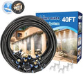 Misters for Outside Patio,Outdoor Water Misting Cooling System,40FT|12M. by POCKETPANDA