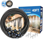 Misters for Outside Patio,Outdoor Water Misting Cooling System,40FT|12M. by POCKETPANDA