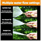 Hose Nozzle High Pressure,High Pressure Garden Hose Nozzle,Car Wash Gun with Hose for Auto Garden Patio Wndow (30 meters) - Image 3