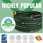 Heavy Duty Garden Hose 49ft, NON-EXPANDABLE Flexible Water Hose, Kink Resistant Lightweight Hybrid Hose, Leakproof Hose Male to Female Fittings - Image 2