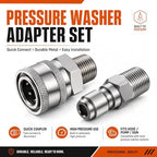 Hotop Npt 3/8 Inch Stainless Steel Male and Female Quick Connector, 4 Sets - Image 4