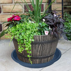 2 Pack of 16 inch Plant Saucer, Large Plant Tray, Heavy Sturdy Plant Drainage Tray for Indoors, Bird Bath Bowls, Sturdy 18 inch Plastic Pot Tray for Planter (Blue) - Image 4