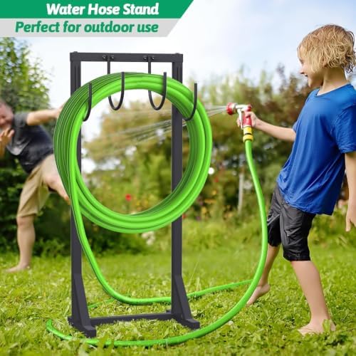 Garden Water Hose Holder for Outside Hose Stand Hanger Rack Freestanding - Image 5
