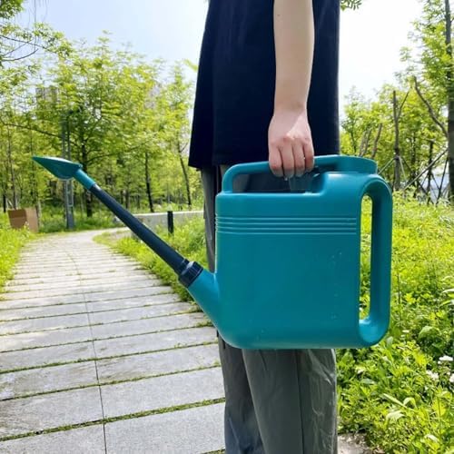 Large Watering Can, 2 Gallon Plastic Watering Can with Long Spout & Removable Head for Indoor Outdoor Plants - Image 2