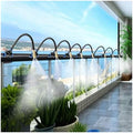 Adjustable Gooseneck Terraces Misting Plant Watering，Rotatable 360° Greenhouse Drip Irrigation Kit for Poultry Farm，Outdoor Atomizing Mist Tubing Kit by Unknown