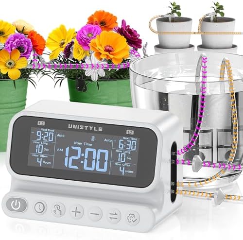 [All-New 2027] 2 Zone Automatic Plant Waterer for Indoor, Unistyle Plant Watering Devices for Potted Plants, Drip Irrigation System with Programmable by Unistyle
