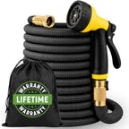 J&B XpandaHose 150ft Expandable Garden Hose, Lightweight, Brass Connectors by J%26B