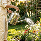 2.4 Gallon Stainless Steel Meltal Watering Can for Outdoor & Indoor Garden - Image 5