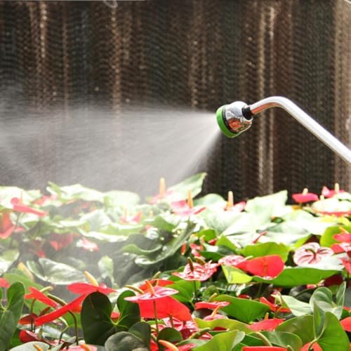 18-inch Multi-pattern Metal Water Gun High-pressure Sprayer for Car Washing and Garden Irrigation with 9 Adjustable Spray Modes and 6-point Female Thread Connection - Image 2