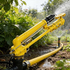 Farm Irrigation Spray Gun, 360° Adjustable Sprinkler with 6 Nozzles, Pressure Gauge, 2 Speed Settings, Large Area Watering for Lawn, Garden, Agriculture - Image 7