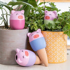 4pcs Terracotta Self Watering Spike for Plants Pig Shaped - Image 5