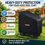 Heavy Duty Garden Hose Reel Cart Cover for Giraffe Tools Garden Hose Reel Cart 2 Wheels Stainless Steel Heavy Duty GWRH1V001 2024-Present - Image 3