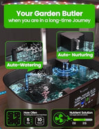 LETPOT LPH-Max 21-Pod Hydroponic Growing System Kits, Smart Indoor Garden with APP & WiFi Control, Auto Watering & Nutrient Supply, 36W Full Spectrum LED Grow Light, 7.5L Tank, Up to 30" Height - Image 5