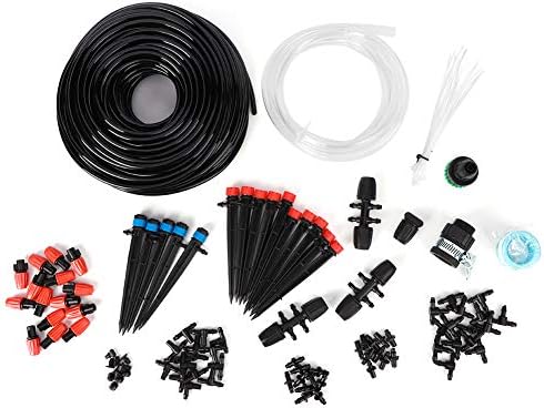 40m Garden Micro Drip Irrigation System 4/7 Hose Automatic Watering Kit with 131ft Tubing for Greenhouse Terrace Plant Water Saving - Image 5
