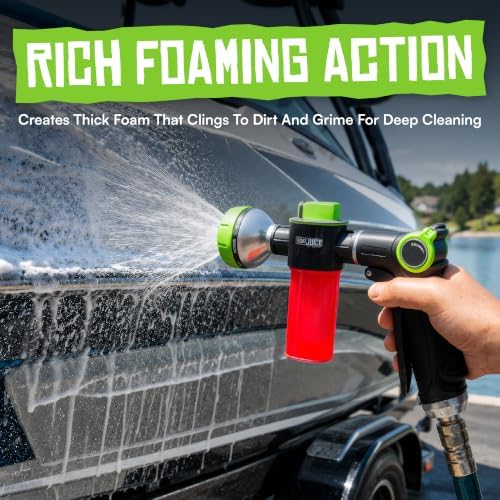 Boat Juice Hydrosuds Sprayer, Garden Hose Foam Gun for Boats, Cars & RVs - Image 2