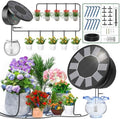 Solar Automatic Drip Irrigation System Kit, DIY Irrigation System for Garden Outdoor/Indoor Gardening System, Plant Watering System Drip Irrigation System, 9 Timing Modes with Anti-Siphon Set by TRJZWA