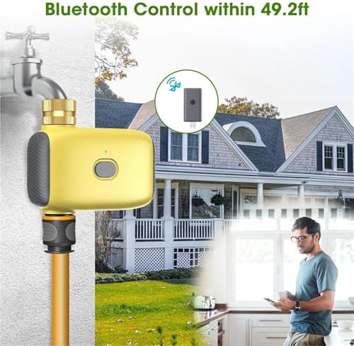 Watering Timers, Watering Timer Automatic with Bluetooth Smart Zone for Garden for Garden Hose - Image 4