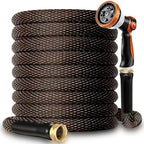 Garden Hose 100FT - 600PSI High Pressure, Kink-Free & Lightweight,No Expanding, Abrasion Resistant Water Hose for Car Wash, Lawn, Watering by Unknown