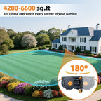 Retractable Garden Hose Reel 1/2 in x82 ft,Auto Slow Rewind System - Image 2
